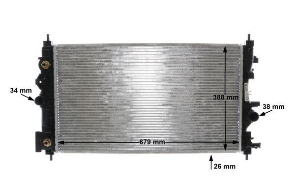 MAHLE CR 1011 000S Radiator, engine cooling