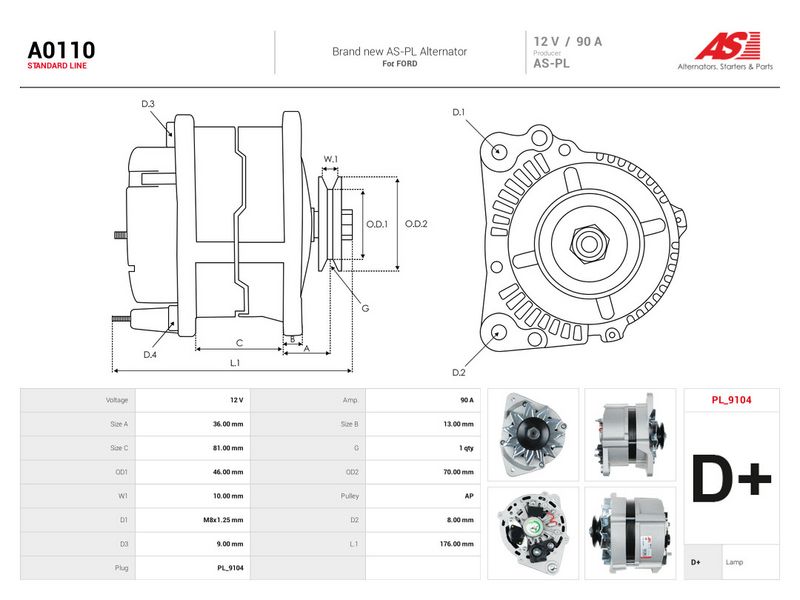 Generaator, AS-PL A0110