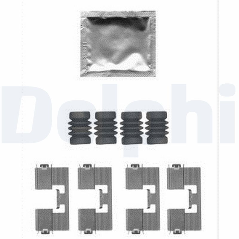 DELPHI tartozékkészlet, tárcsafékbetét LX0558