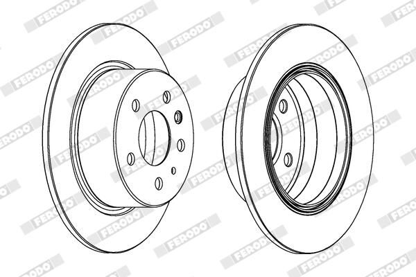 FERODO DDF003 Brake Disc