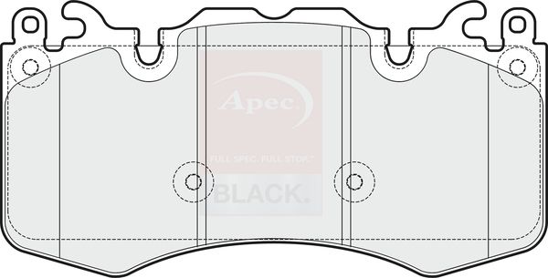 APEC Brake Pad Set, disc brake PAD1737B