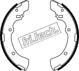 fri.tech. fékpofakészlet 1064.164