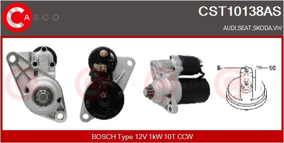 startér ŠKODA CST10138AS