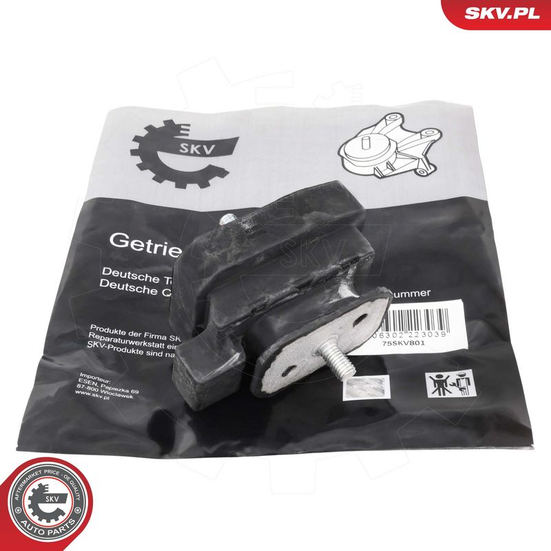 Paigutus, käigukast, ESEN SKV 75SKV801