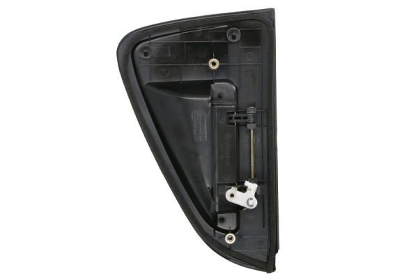 Door handle Achter Links (extern, zwarte textuur) past: CHEVROLET SPARK, SPARK/MATIZ 01.07-11.15