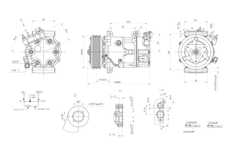 HELLA 8FK 366 200-891 Compressor, air conditioning