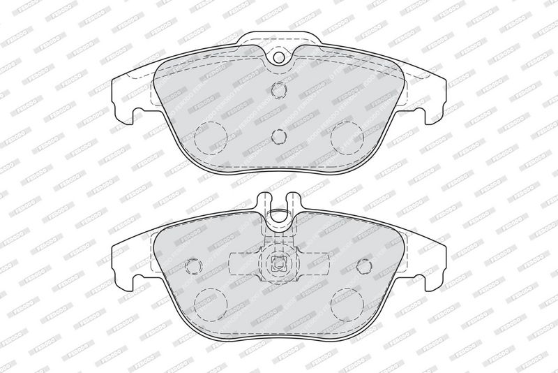 FERODO Plaquettes de frein à disque FDB1980