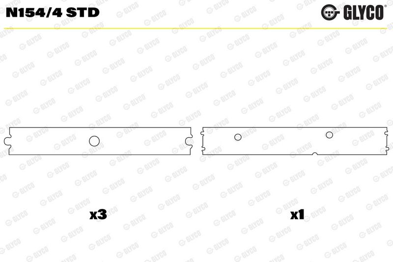Support+d'arbre+à+came GLYCO N154/4 STD