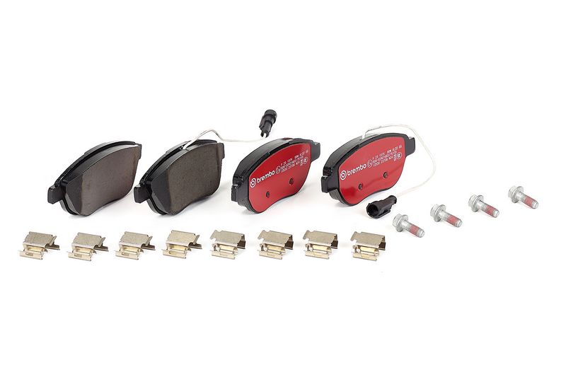 Piduriklotsi komplekt, ketaspidur, BREMBO P 23 137X