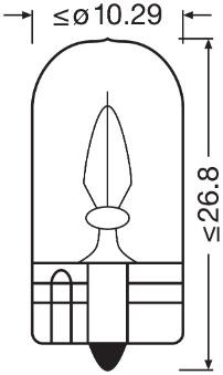 Bec, semnalizator 2821-02B OSRAM