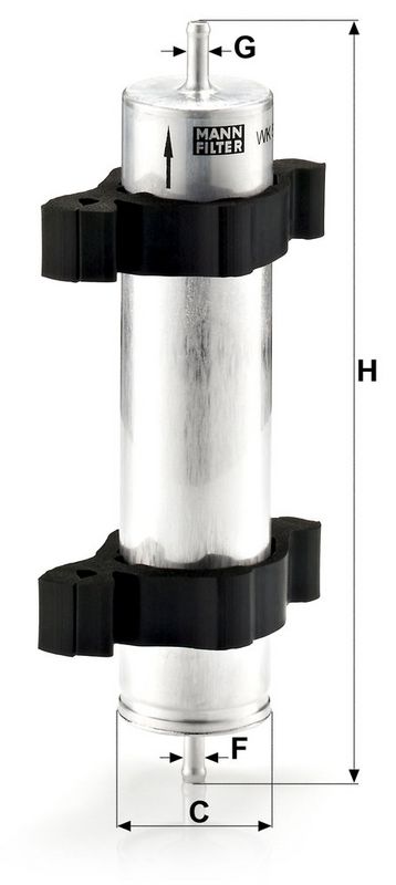 Filtru combustibil WK 521/2 MANN-FILTER