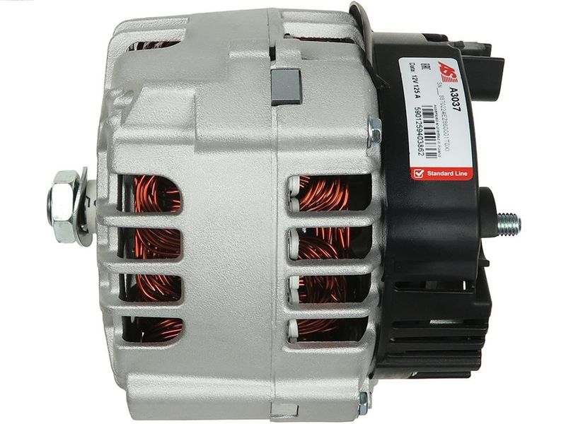 Генератор, 12В, 125А, Nissan,Opel,Renault,Volvo, Auto Starter A3037