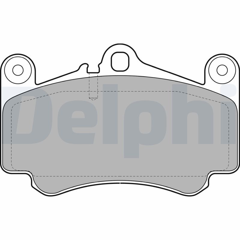 Delphi LP2056 Brake Pad Set, disc brake