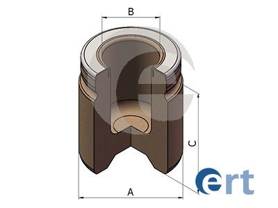 ERT LANCIA поршенек супорта THEMA 3.0 D 11-14, THEMA 3.0 D 11-14, CHRYSLER 300 C 2.7 07-12, 300 C Touring 3.5 04-10