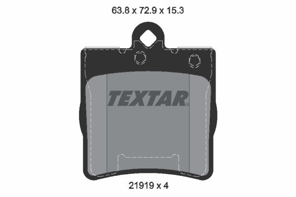 TEXTAR fékbetétkészlet, tárcsafék 2191901