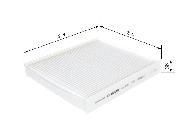 BOSCH 1 987 435 002 Filter, cabin air