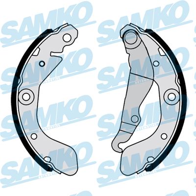 Комплект гальмівних колодок, Samko 81168