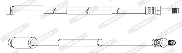 Гальмівний шланг, Ferodo FHY2756