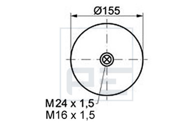 Mech, pneumatické odpružení 084.111-75A
