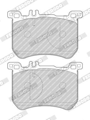 FERODO FDB5012 Brake Pad Set, disc brake