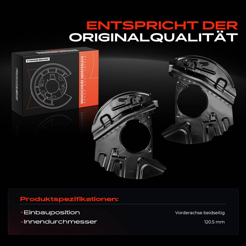 Frankberg 5481FB0032551 Splash Guard, brake disc