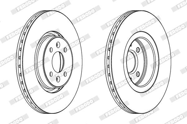 FERODO DDF1513C Brake Disc