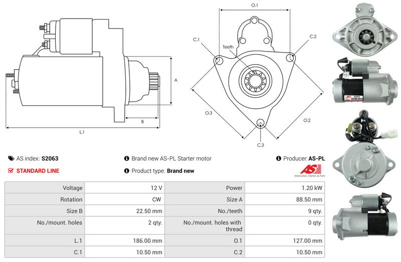 AS-PL S2063 Starter