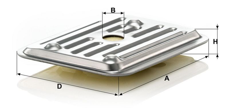 Hüdraulikafilter, automaatkäigukast, MANN-FILTER H 2019 KIT 1