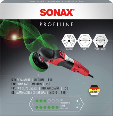 Disc suport polizor SONAX Foam Pad medium 150 04985410