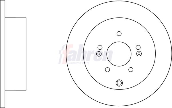 Fahren Brake Disc FBD6602
