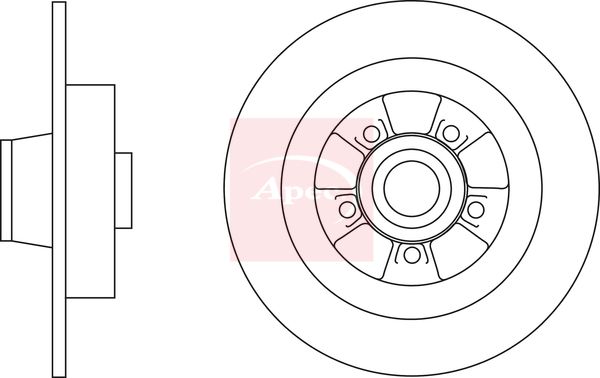APEC Brake Disc DSK3188