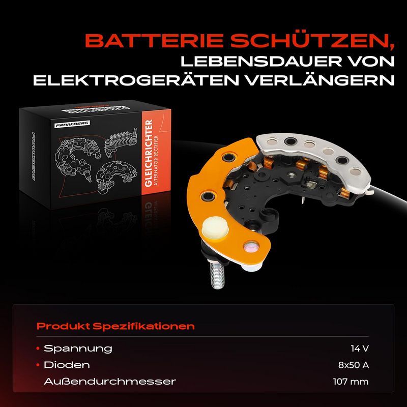 Frankberg 5481FB0076372 Rectifier, alternator