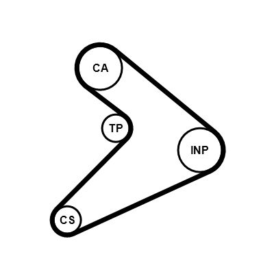 Hammasrihma komplekt, CONTINENTAL CTAM CT517K1