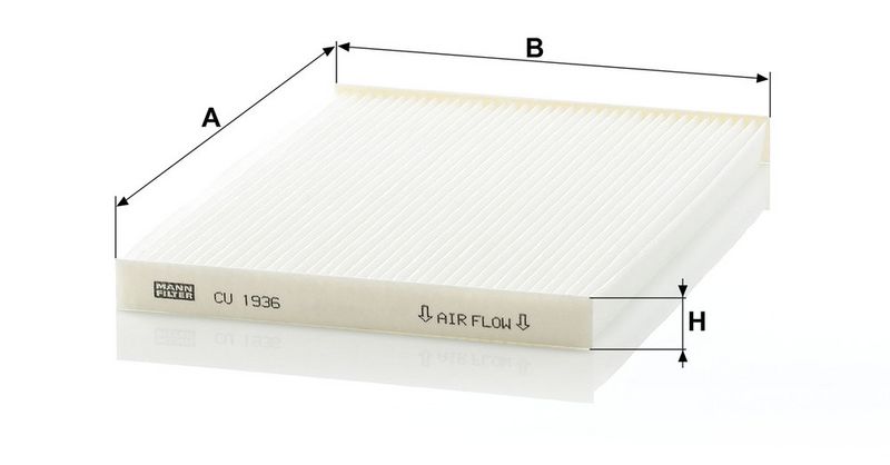 Filter, salongiõhk, MANN-FILTER CU 1936