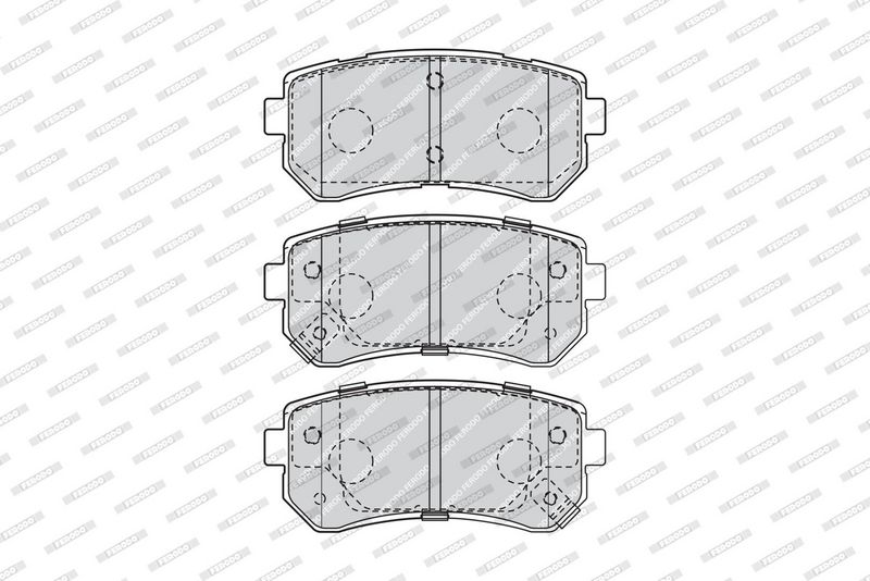 FERODO Plaquettes de frein à disque FDB4408