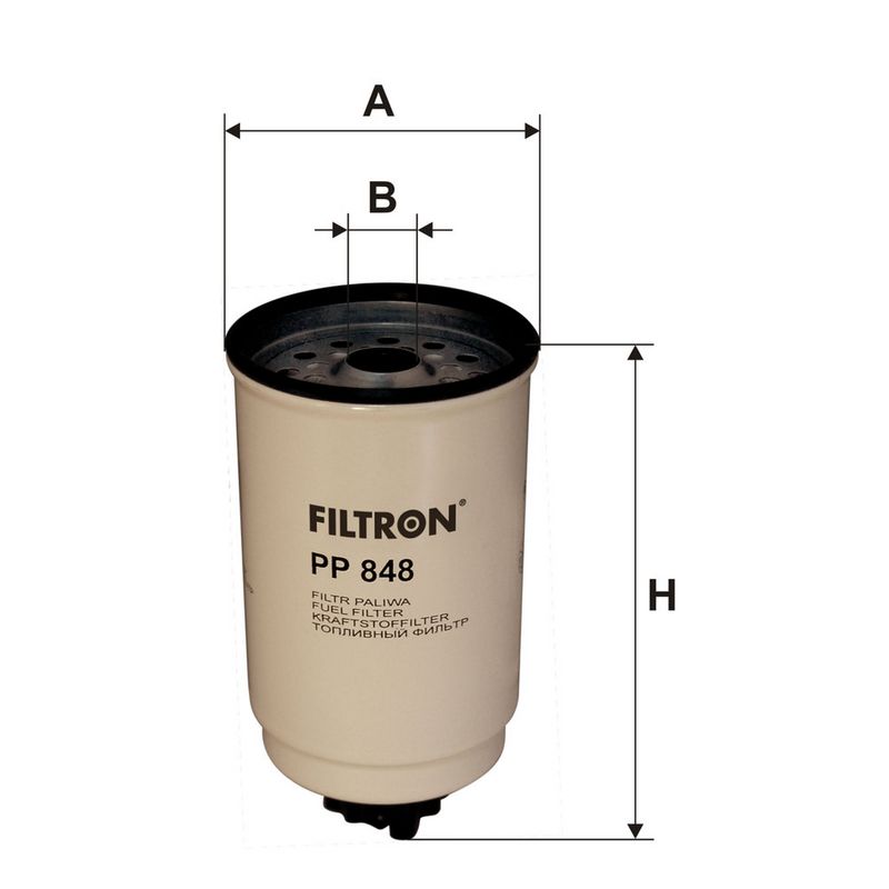 Kütusefilter, FILTRON PP 848