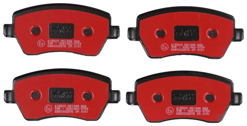TRW GDB3332DTE Brake Pad Set, disc brake