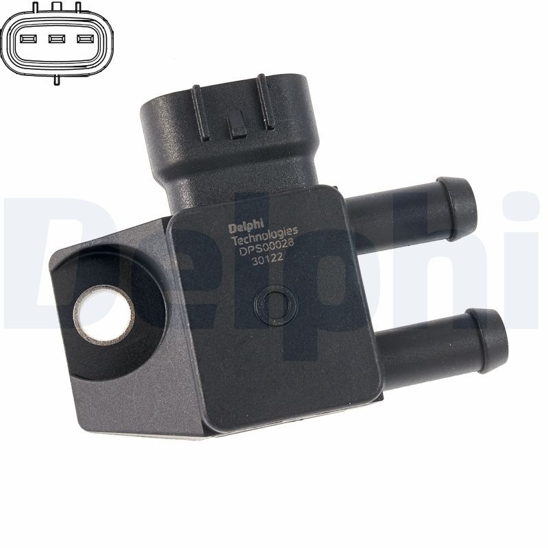 Delphi Sensor, exhaust pressure DPS00028-12B1