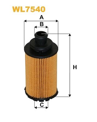 Оливний фільтр, Wix Filters WL7540