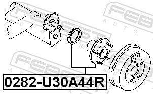 FEBEST 0282-U30A44R Wheel Hub