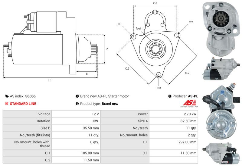 AS-PL S6066 Starter