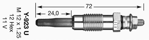 NGK izzítógyertya 3380