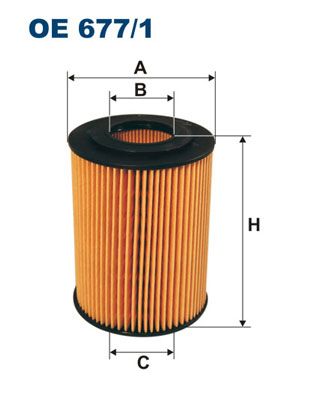 FILTRON olajszűrő OE 677/1