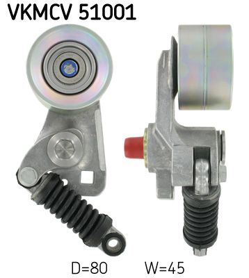 Натяжний ролик, поліклиновий ремінь, Skf VKMCV51001