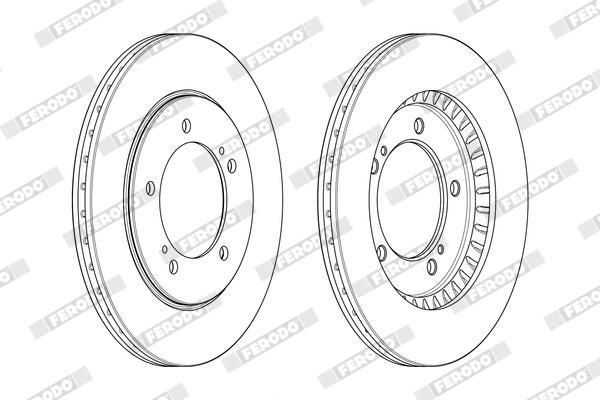 FERODO DDF1282 Brake Disc