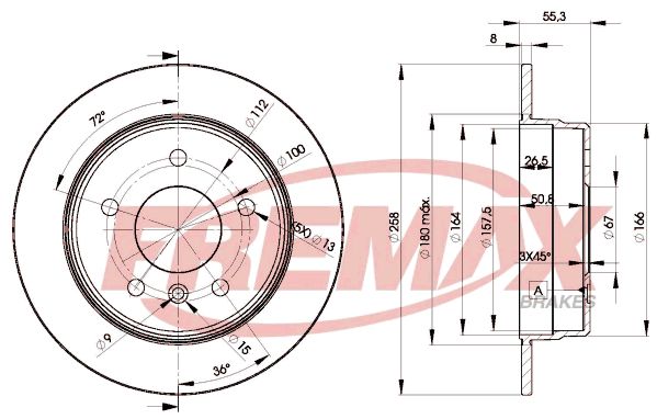 FREMAX BD-2113 Brake Disc