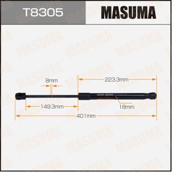 Газова пружина, багажник/кузов, Masuma T8305