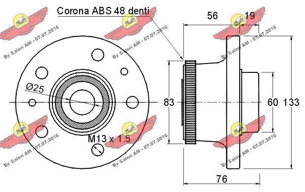 AUTOKIT 01.144 Rato guolio komplektas