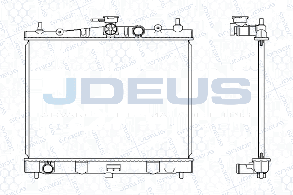 JDEUS hűtő, motorhűtés M-0191050