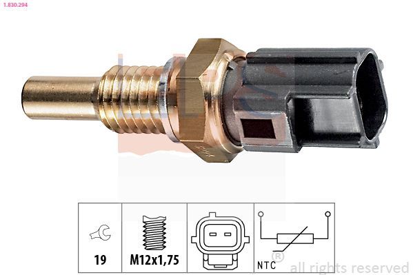 Sensor, temperatura del refrigerante